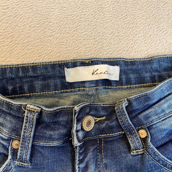 KanCan Womens Jeans Size 27 Distressed Skinny Blue Denim Cotton/Spandex - Picture 8 of 16